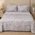 Completo Letto Matrimoniale Boboli Fazzini – 100% Puro Cotone – Colore Grigio
