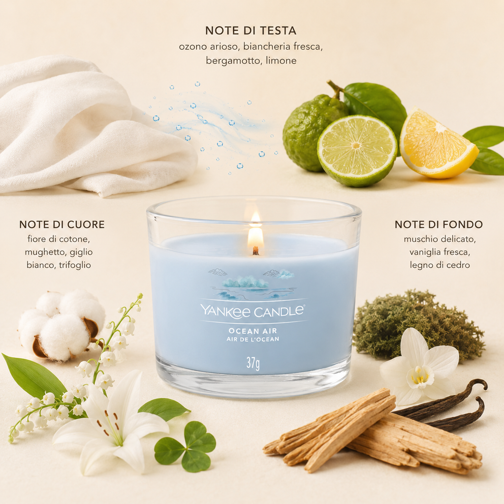 Yankee Candle mini candela Ocean air