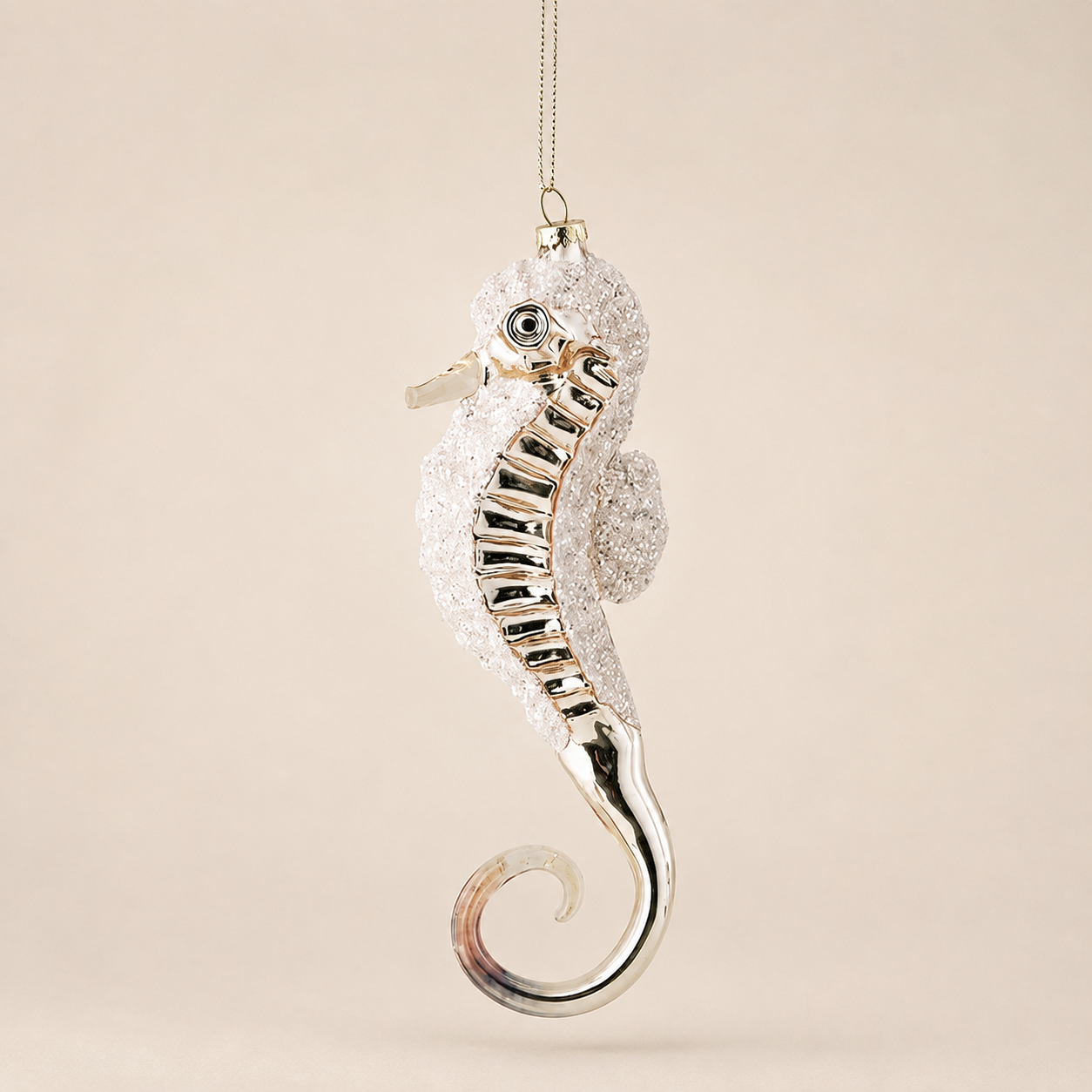 Cavalluccio Marino Decorativo in Vetro – H 18 cm