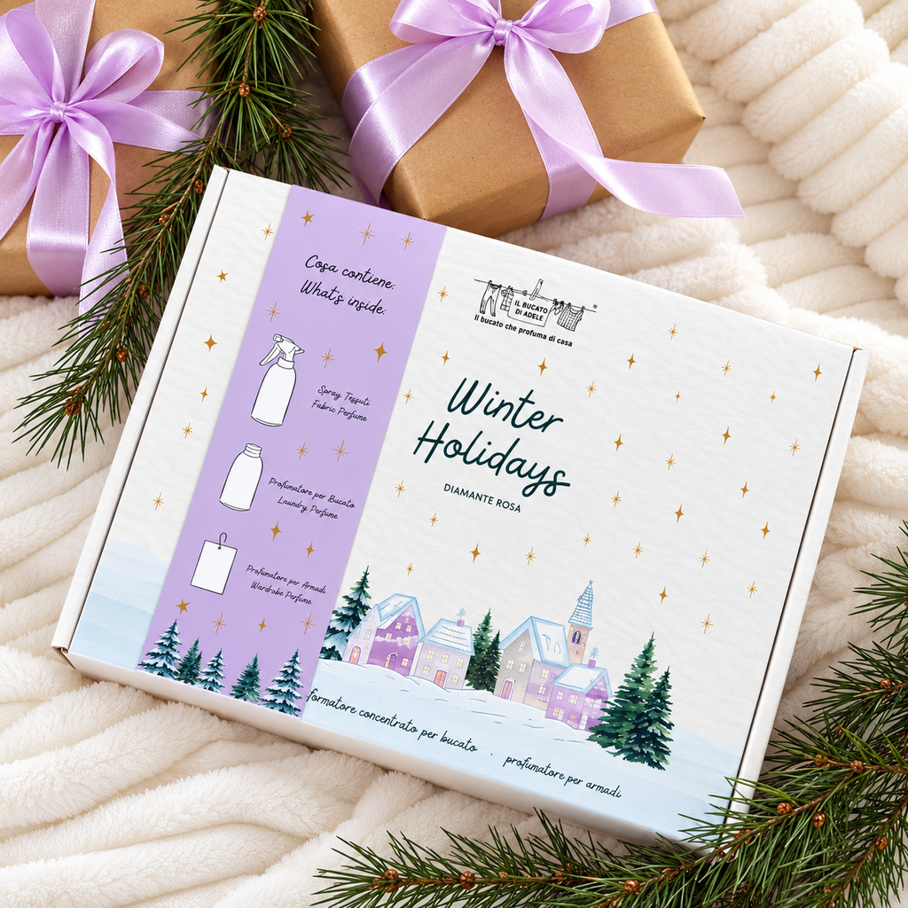 Il Bucato di Adele cofanetto Christmas gift box Diamante rosa