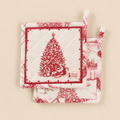 Presina natalizia Albero di Natale Toile de Noel