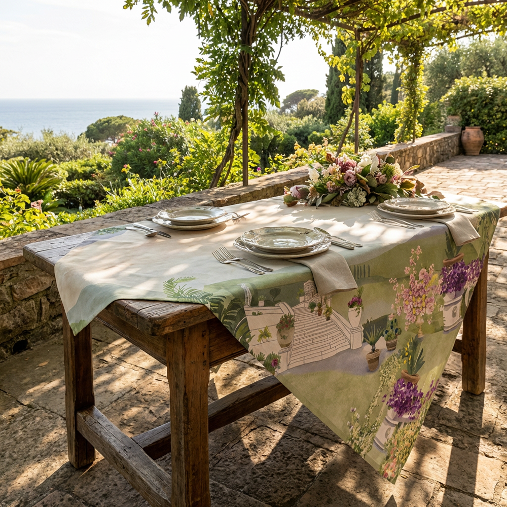 Tovaglia centrotavola Bellagio 100x100cm