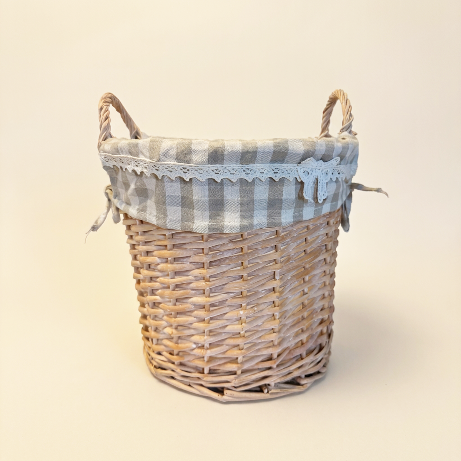 Cestino tondo quadri 30cm