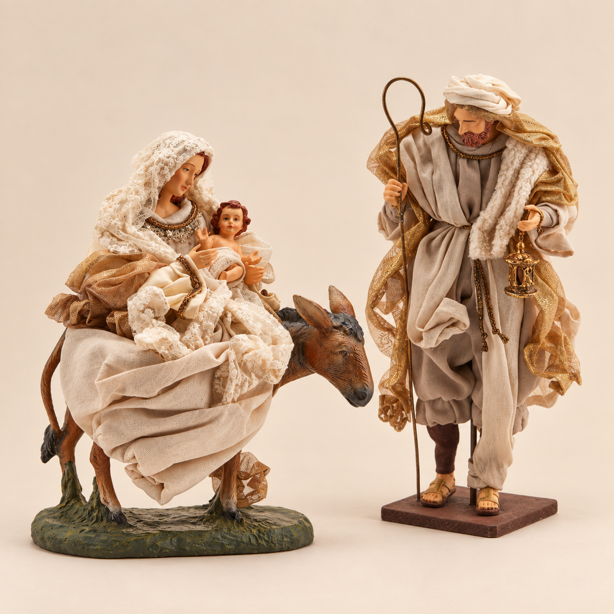 Natività in Fuga in Egitto h.36 cm - EDG