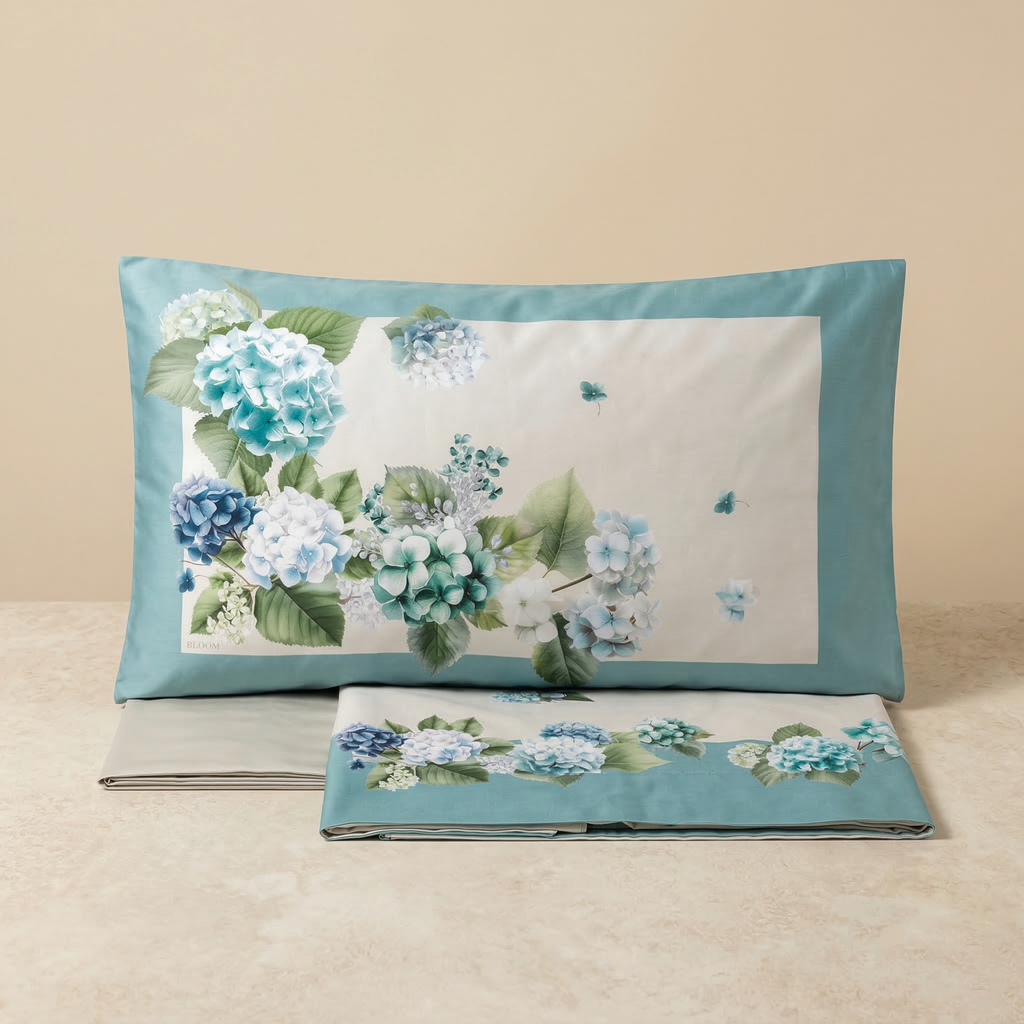 Completo lenzuola Bloom Hydrangea