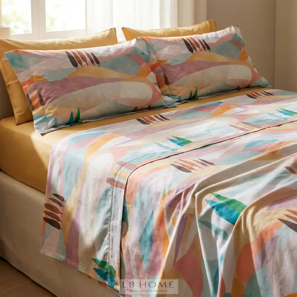 Completo lenzuola matrimoniale Toscana Lenzuola