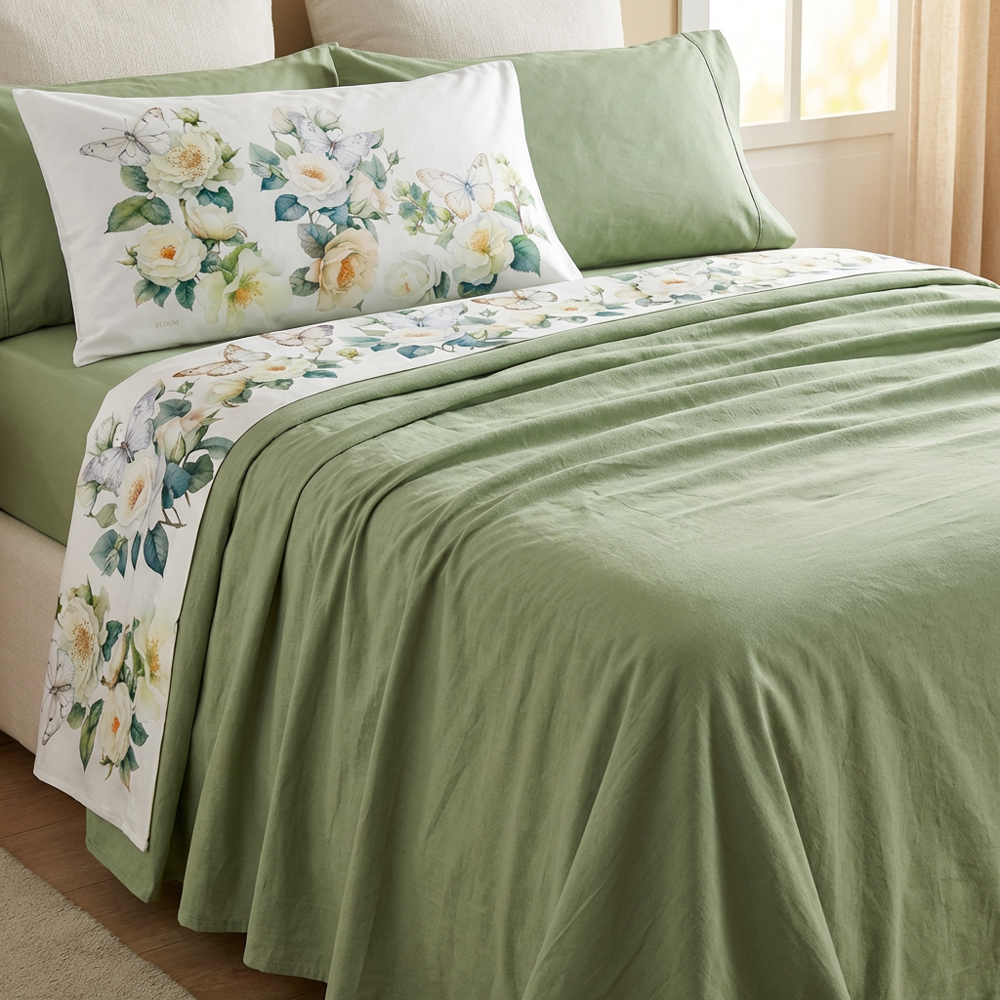 Completo lenzuola Bloom Tea rose