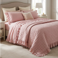Completo letto 2 piazze Iris rosa