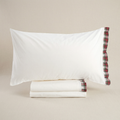 Completo letto 2 piazze Tartan avorio