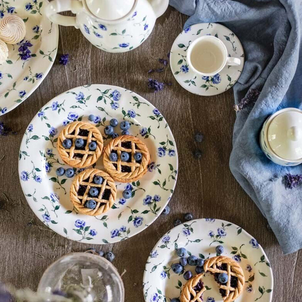 Set 2 tazza tè Floret blu