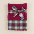 Coppia spugna Christmas tartan