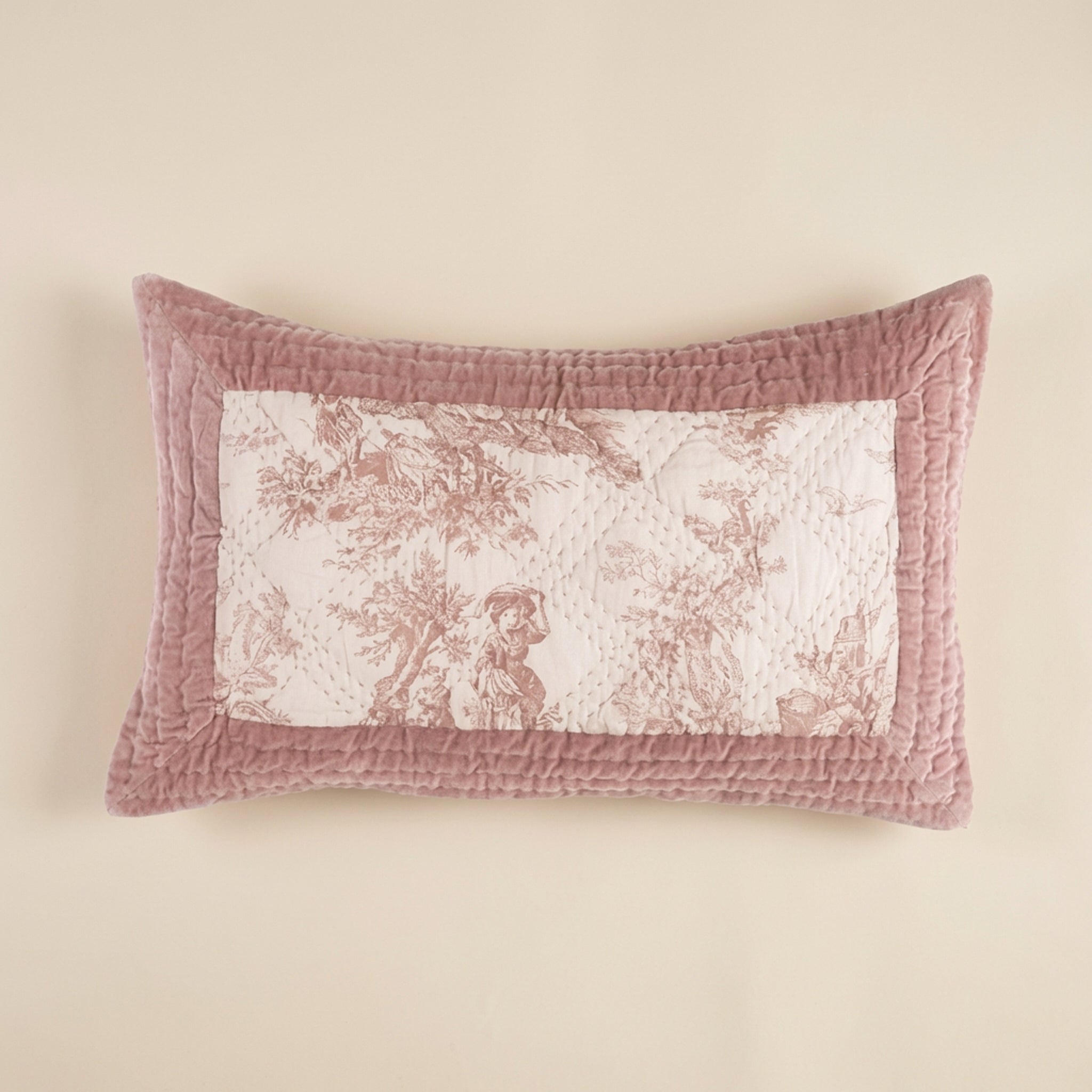 Copriguanciale Vintage Velvet rosa