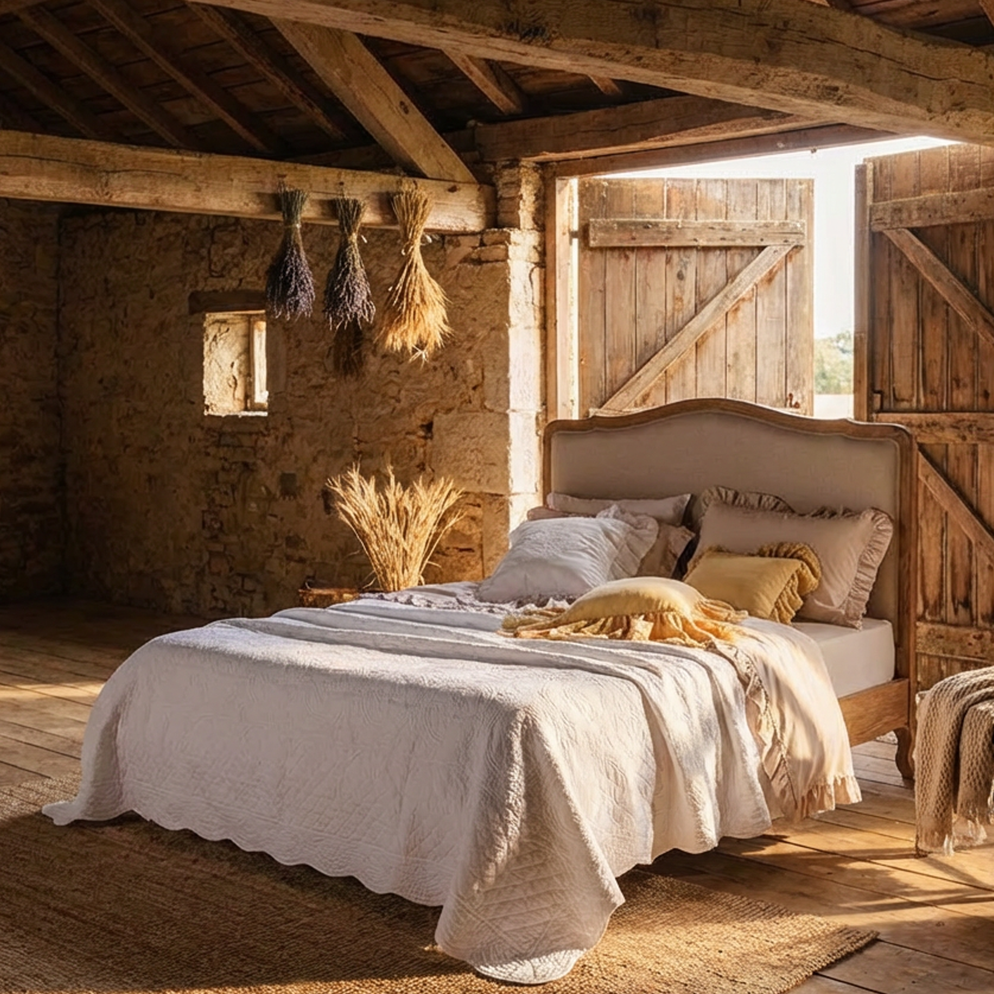 Copriletto matrimoniale Cristallo di rocca