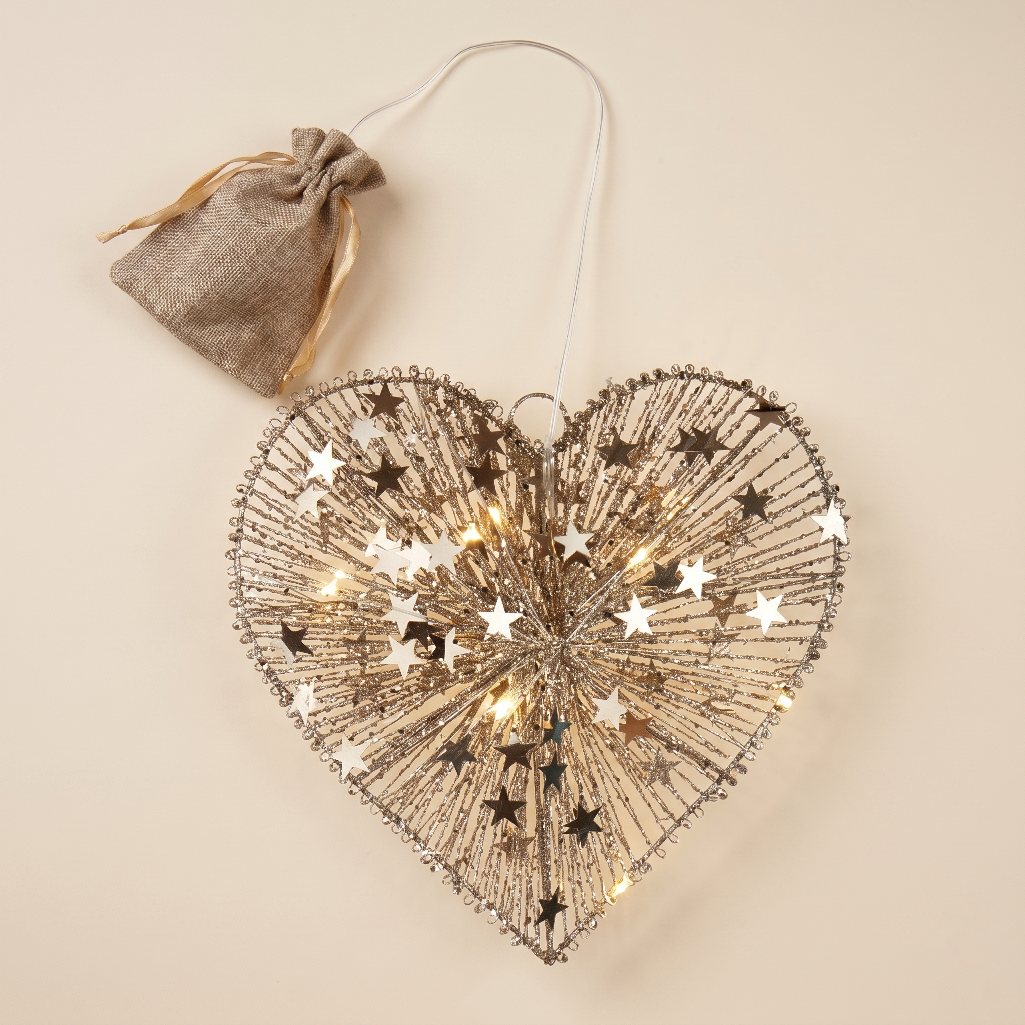 Cuore led Pensieri stupendi 25cm