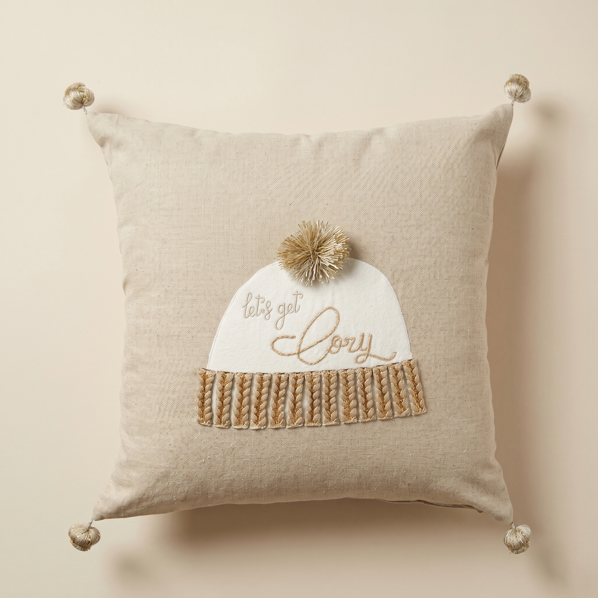 Cuscino Soffici sogni cappello pon pon