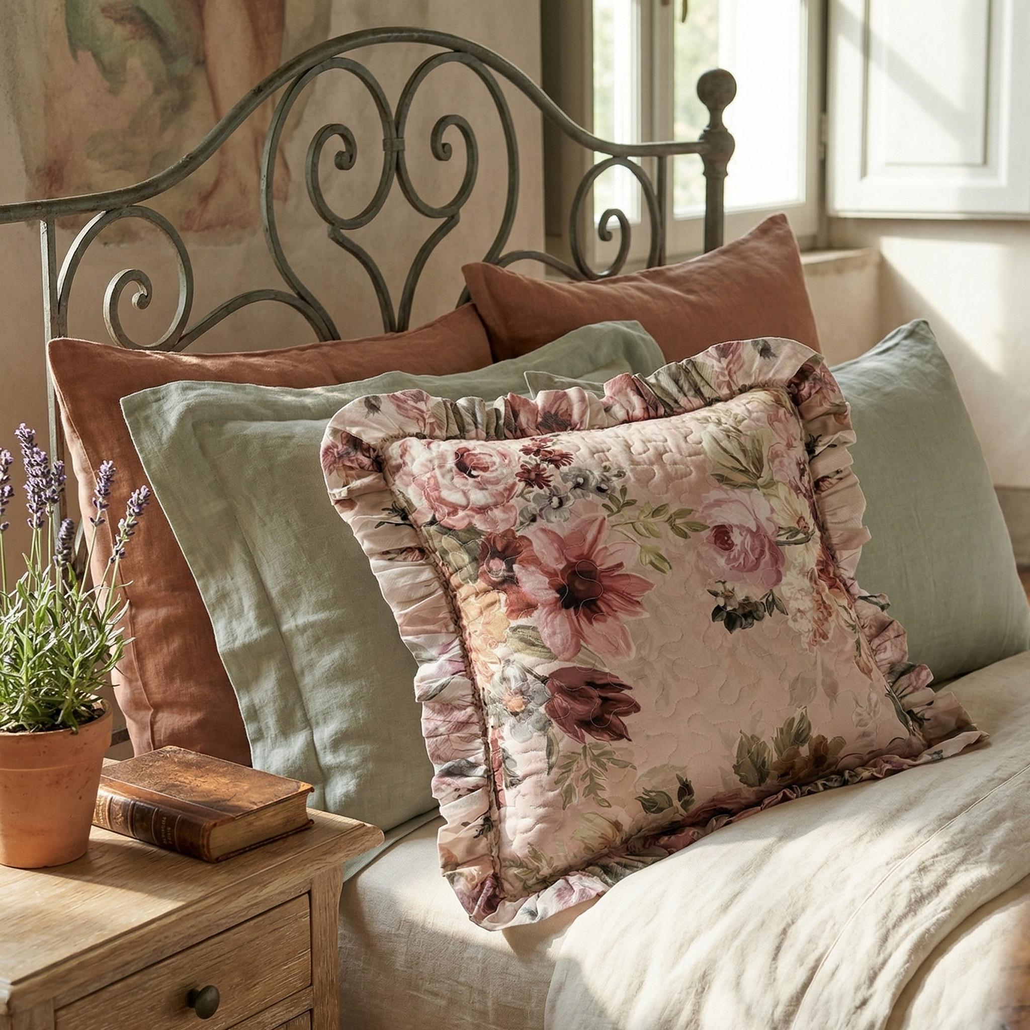 Cuscino boutis Affresco