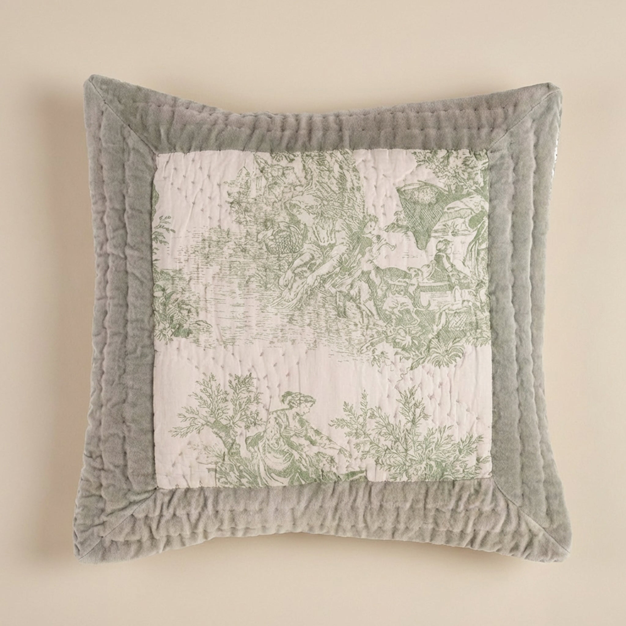 Cuscino Vintage Velvet salvia