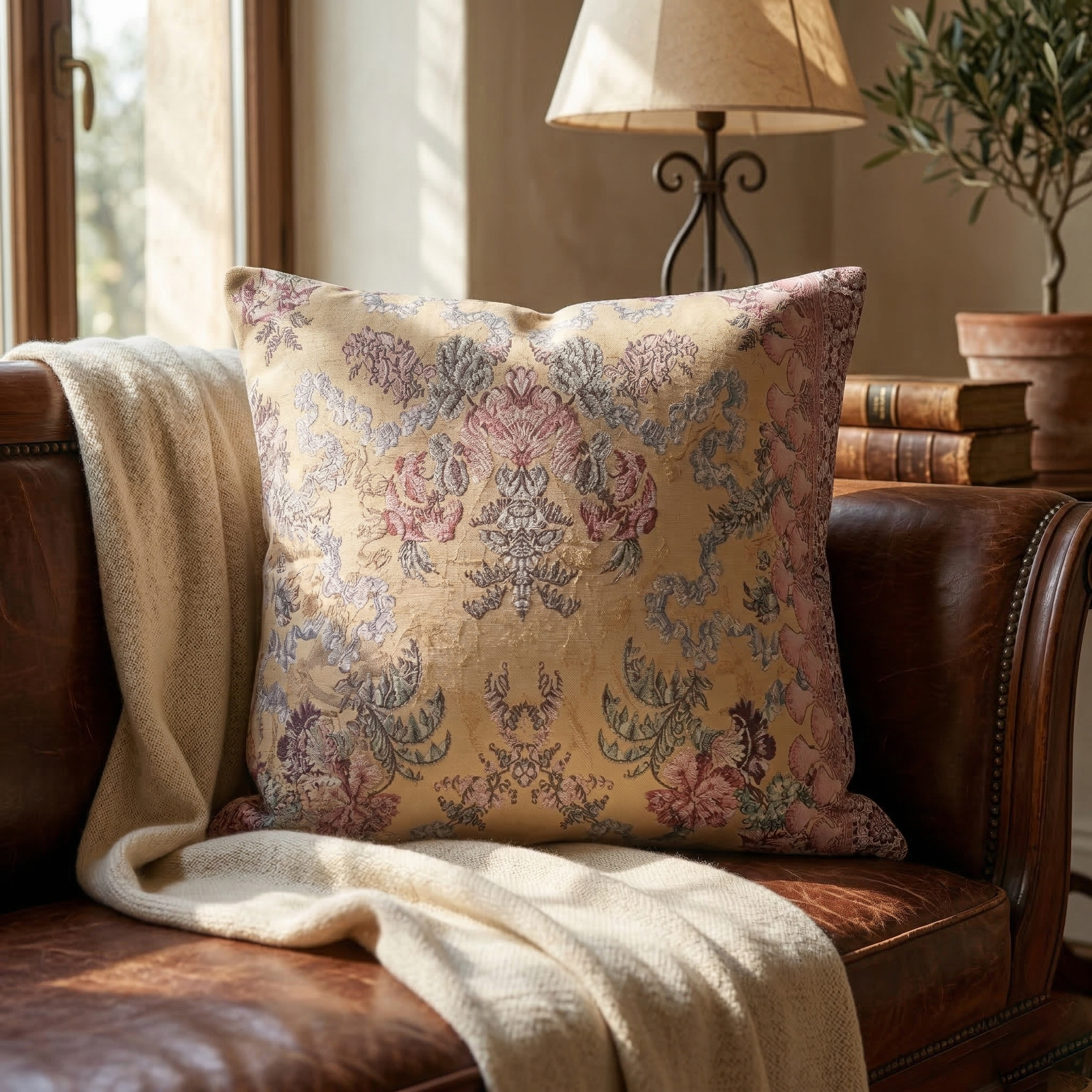 Cuscino stampato Vintage Chic 60x60cm