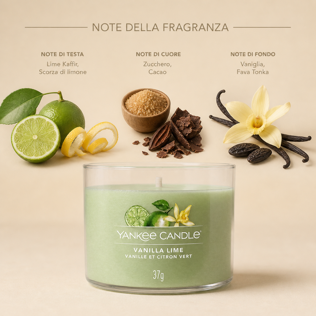 Yankee Candle candela mini Vanilla Lime