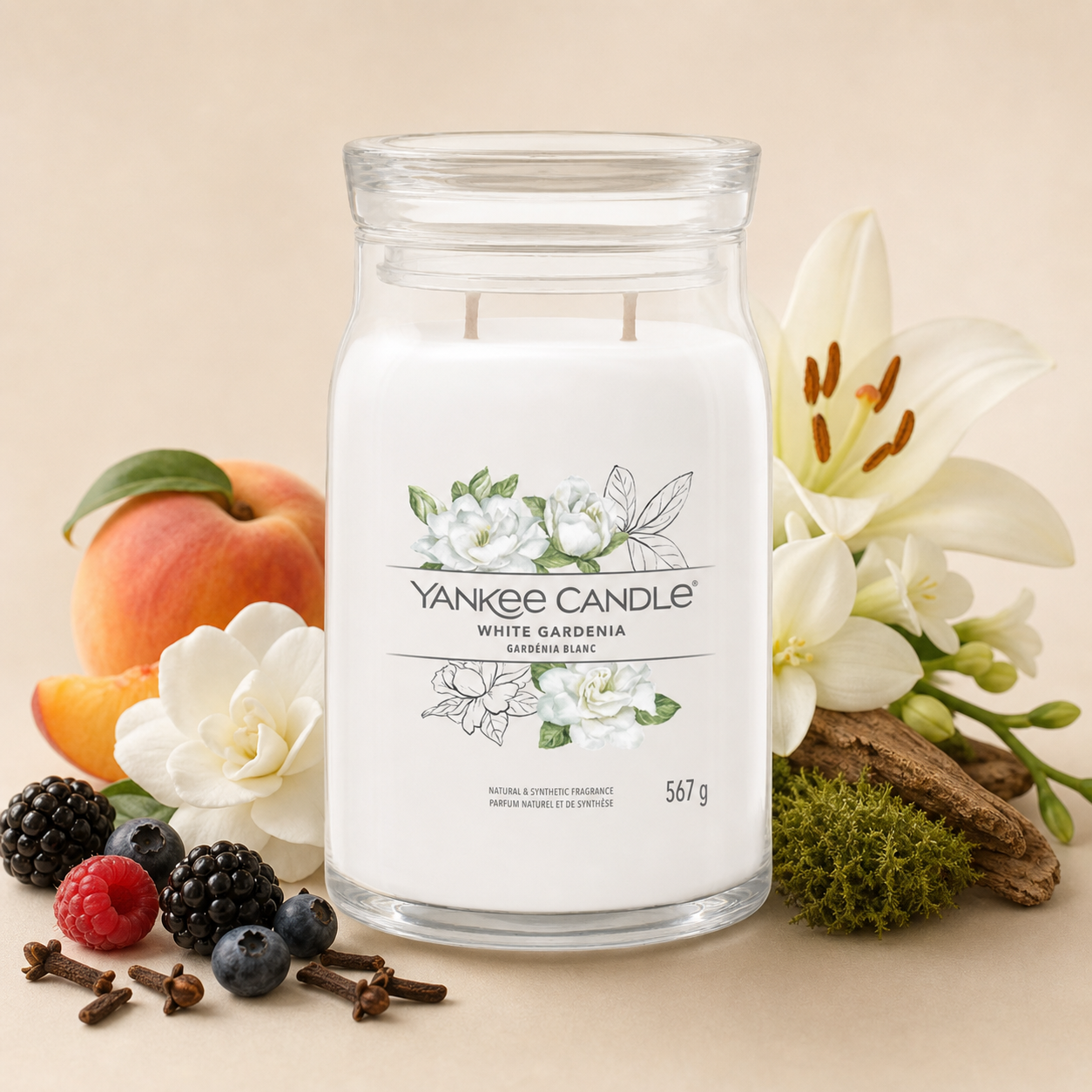 Yankee Candle Giara 567gr White Gardenia