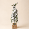 Albero Innevato con LED H.57 cm
