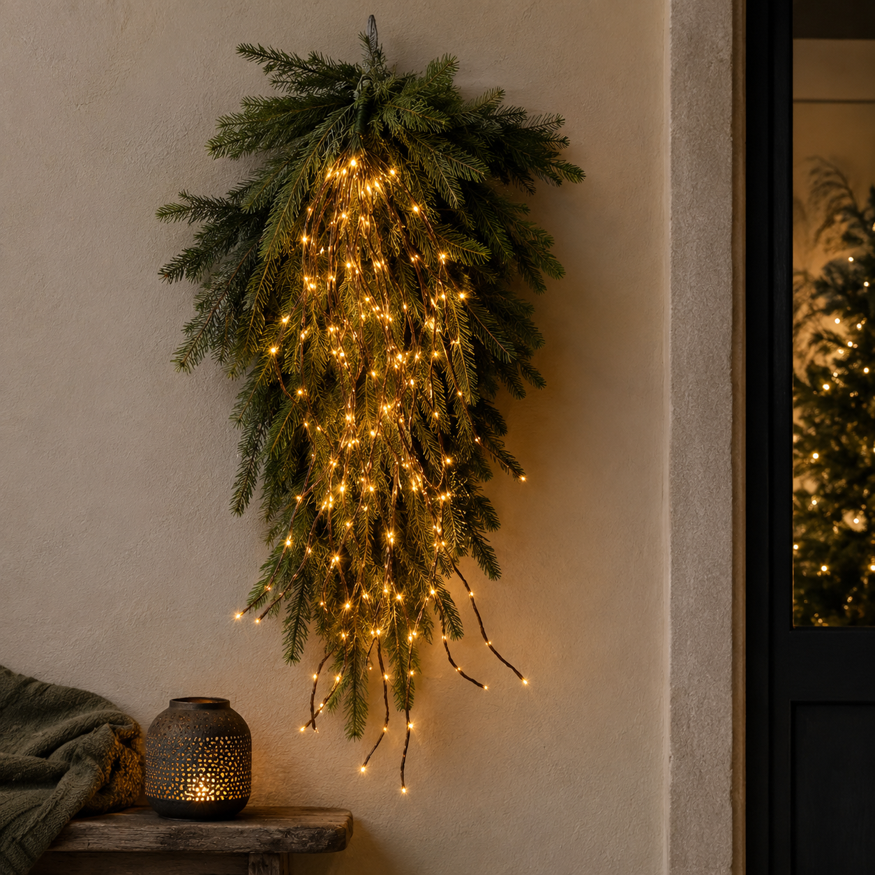 Cascata Luminosa 144 LED EDG – Luce Calda
