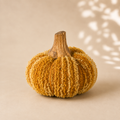 Zucca Decorativa Ocra – Ø 9 x H 8 cm