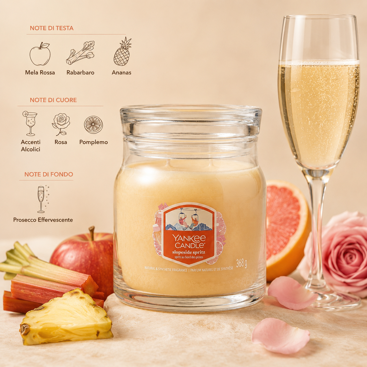 Yankee Candle Giara 368gr Slopeside Spritz
