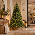 Albero di Natale Tiffany Verde H 180 cm con 250 LED (Seconda scelta)