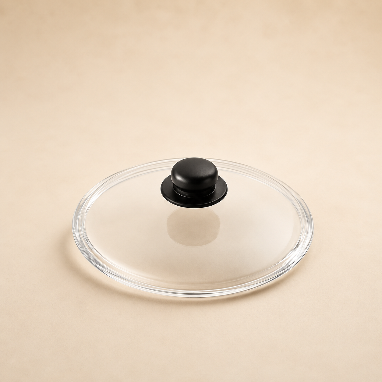 Coperchio in Vetro Borosilicato con Impugnatura Antiscottatura – Ø 20 cm