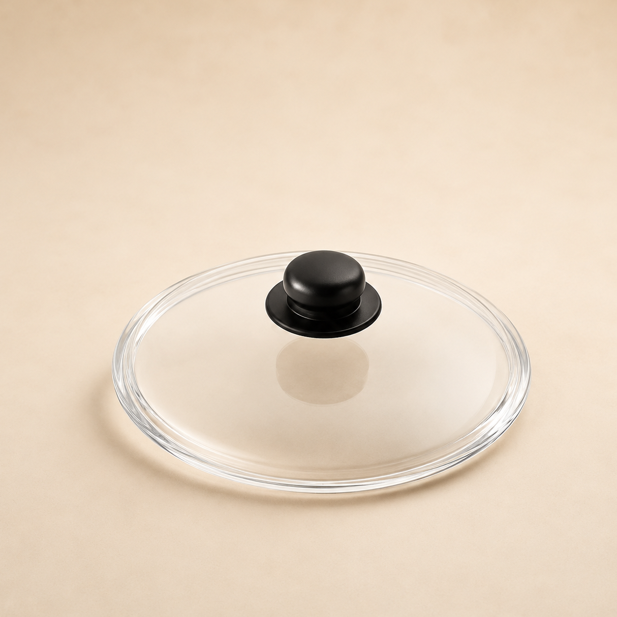 Coperchio in Vetro Borosilicato con Impugnatura Antiscottatura – Ø 22 cm