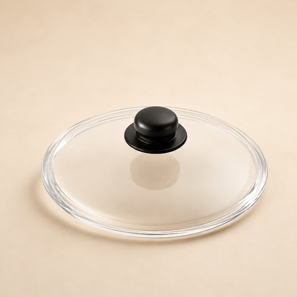 Coperchio in Vetro Borosilicato con Impugnatura Antiscottatura – Ø 26 cm