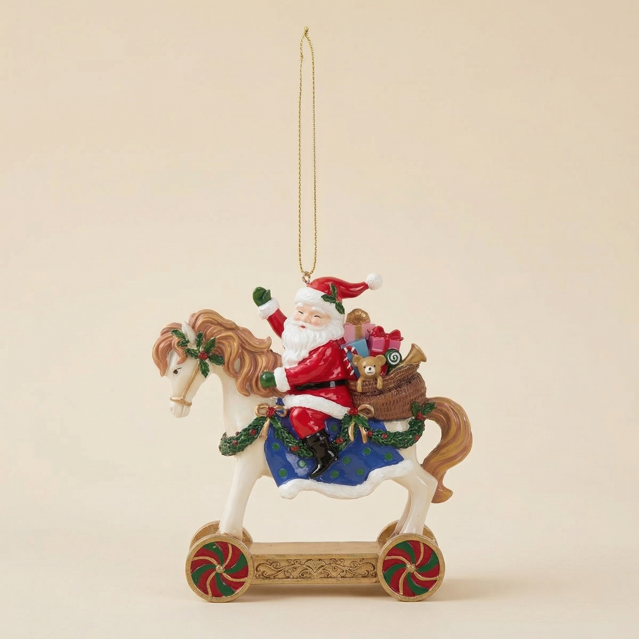 Decoro babbo con cavallo