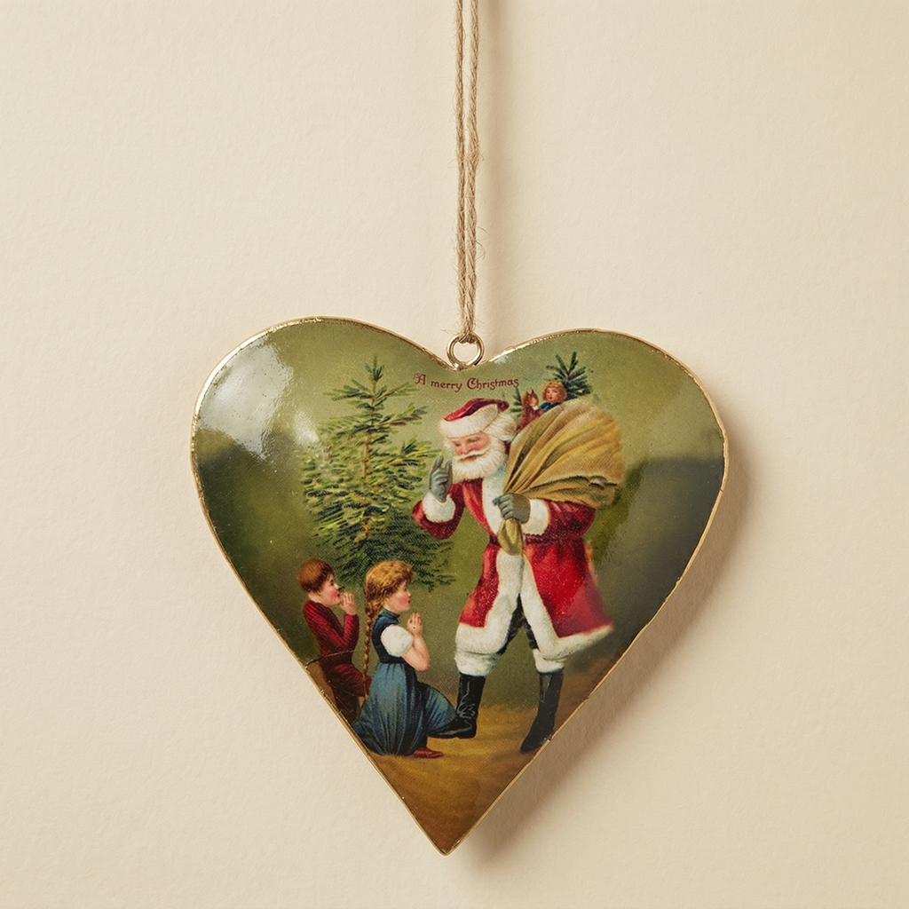 Cuore Babbo Natale Anita collection Babbo natale