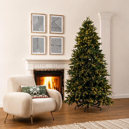 Albero di Natale Cristallo EDG con 1900 mini LED h.210cm
