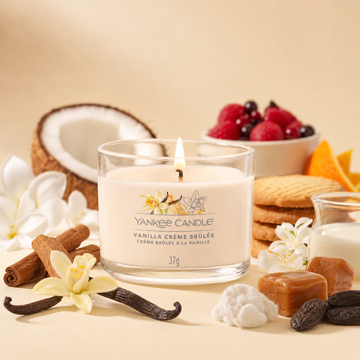 Yankee Candle candela mini Vanilla Crème Brulèe