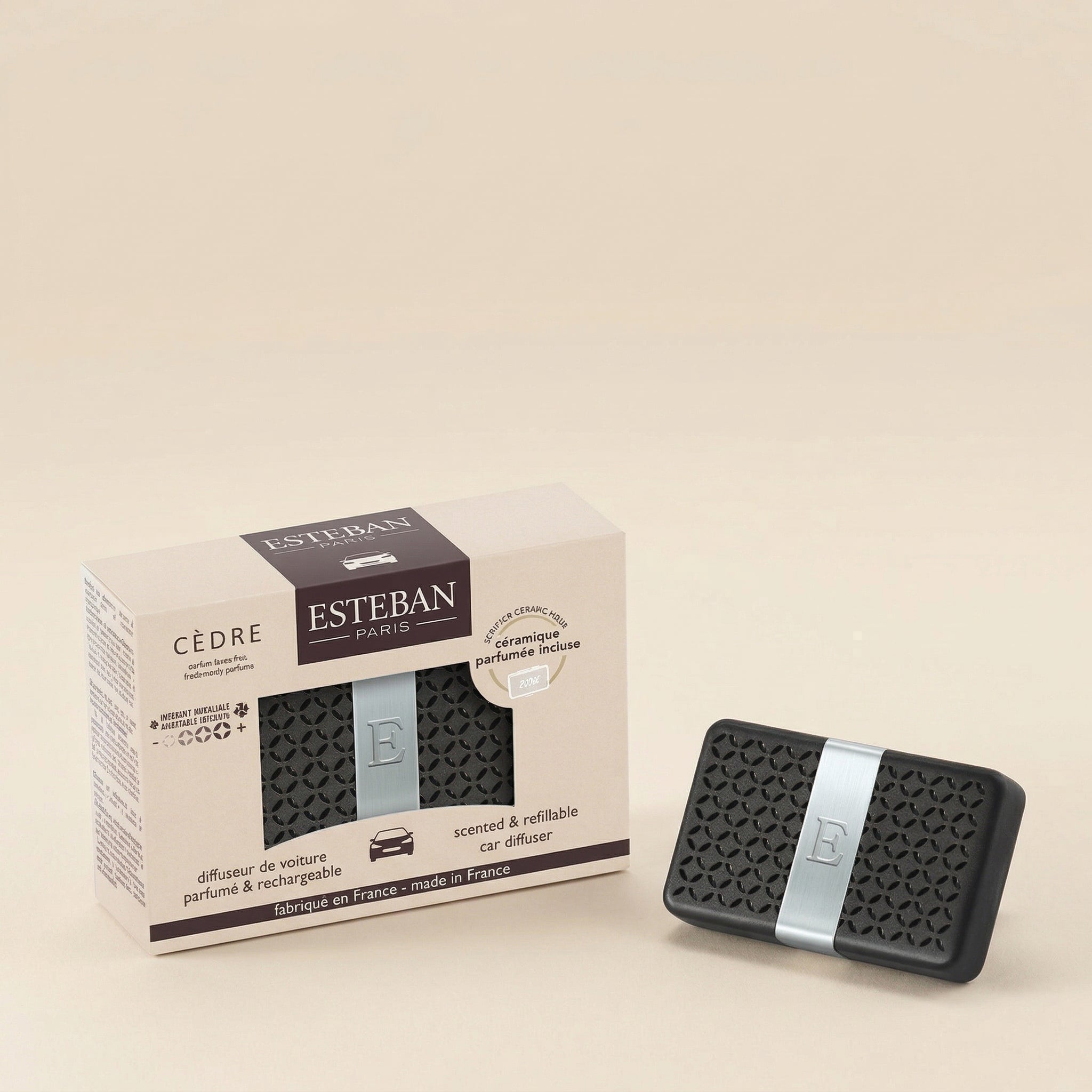 Diffusore auto ricaricabile Cèdre