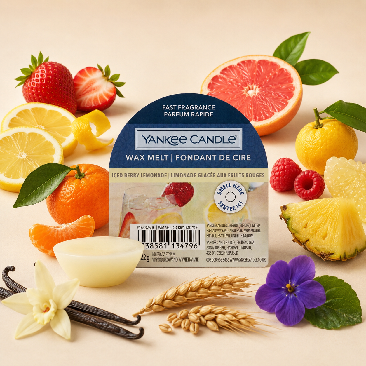 Yankee Candle cera Iced Berry Lemonade