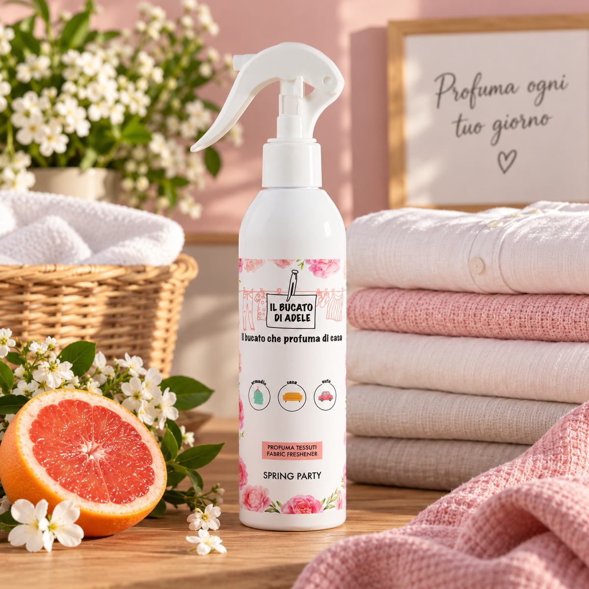 Spray tessuti Il bucato di Adele Spring Party