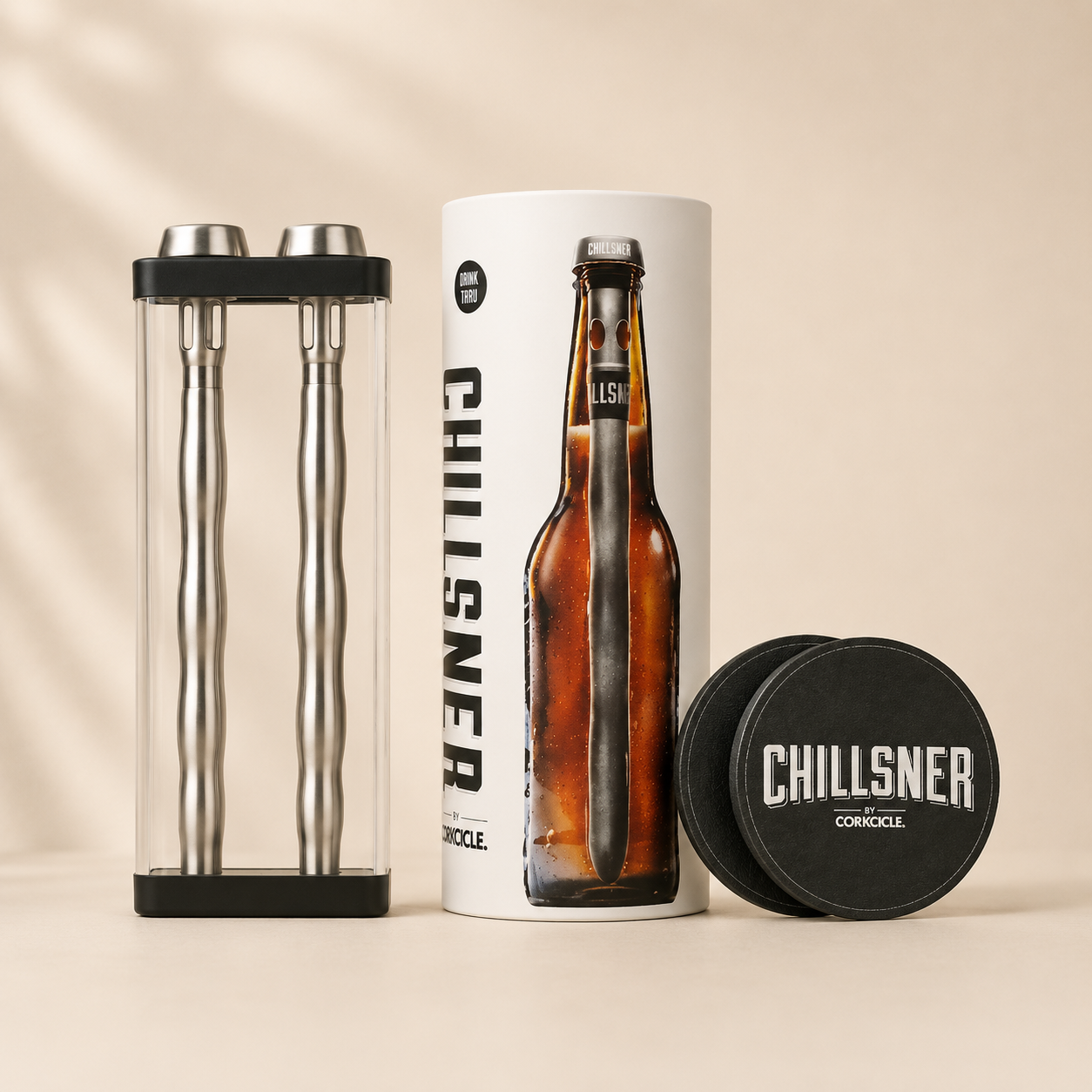 Corkcicle Raffredda Bibite/Birra Doppio