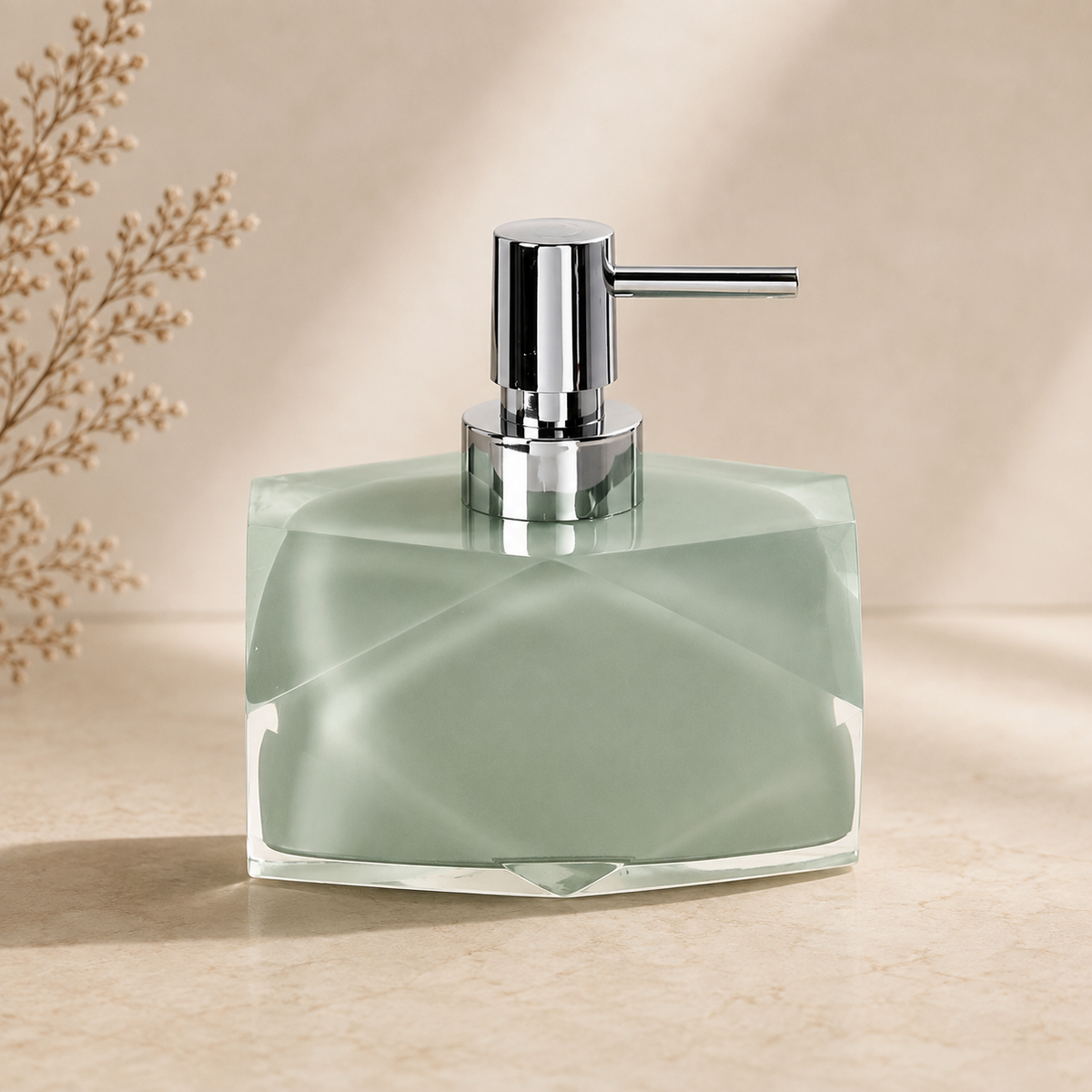 Dispenser Sapone Chanelle Verde – 11,5 x 7,8 x H 12,6 cm