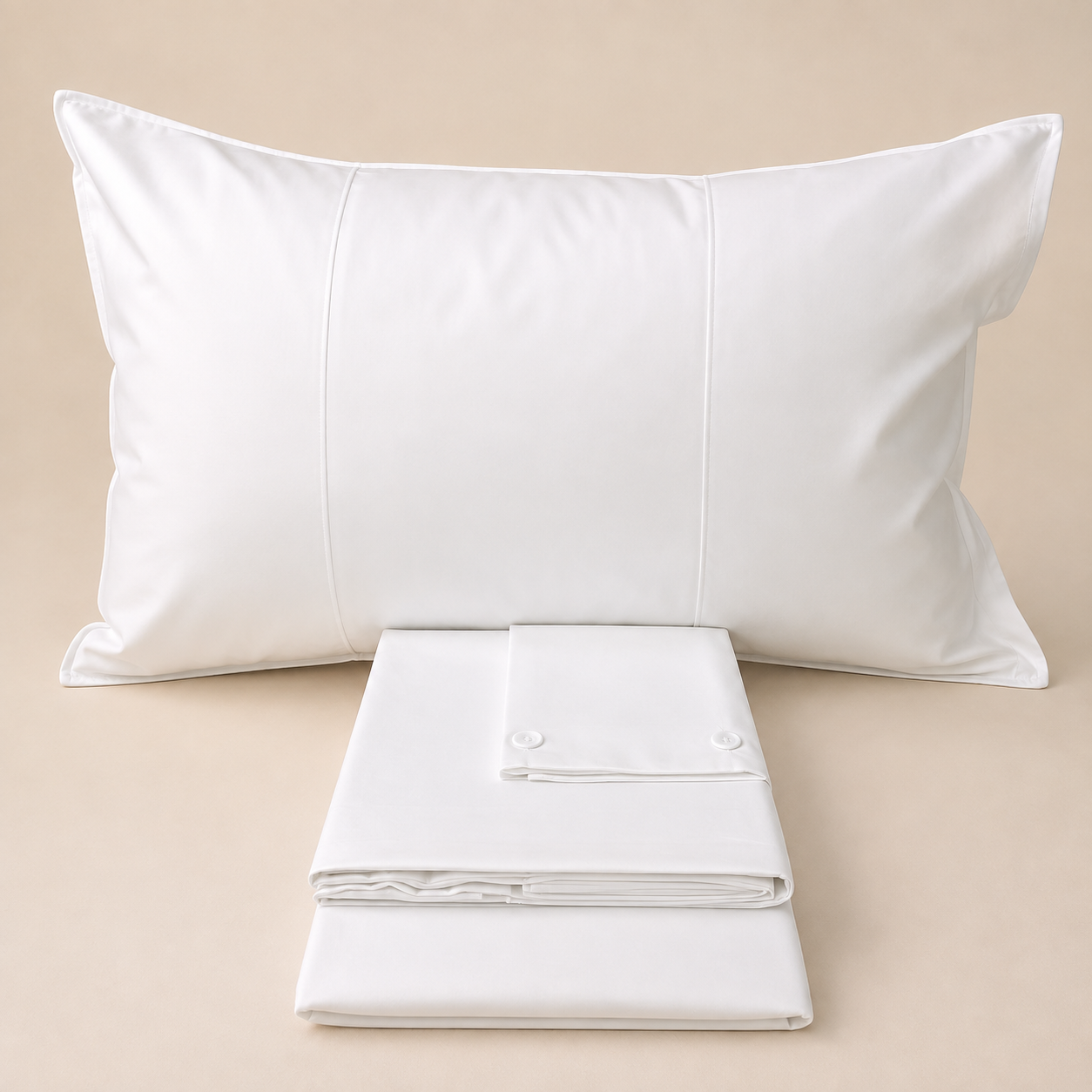 Completo Letto Il Percalle Fazzini – Puro Cotone – Bianco