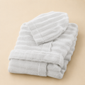 Accappatoio con Cappuccio Carrara Fyber Luxury