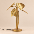 Lampada da Appoggio Foglie EDG Oro H 59 cm in Metallo