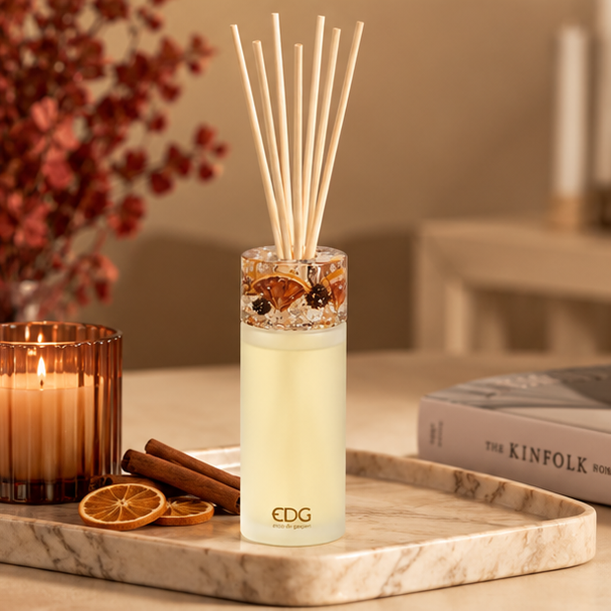 Profumo Ambiente Tartan Cannella e Agrumi 180 ml - EDG