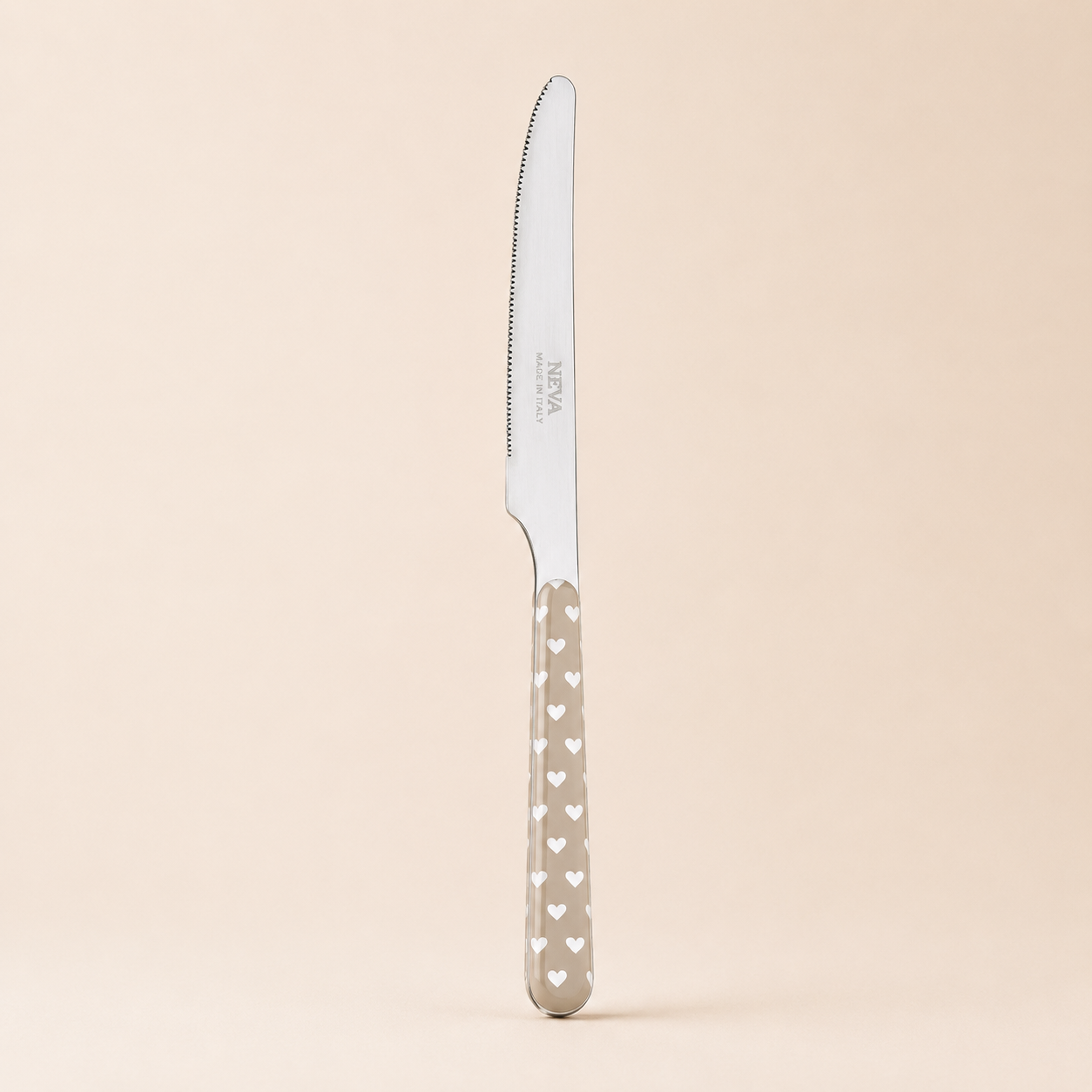 Coltello Cuori Tortora NEVA – Acciaio 18/10 – 22 cm