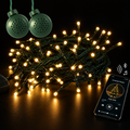 Catena Luminosa Musicale 360 LED Bianco Caldo 36 m con Collegamento Smartphone – Interno ed Esterno