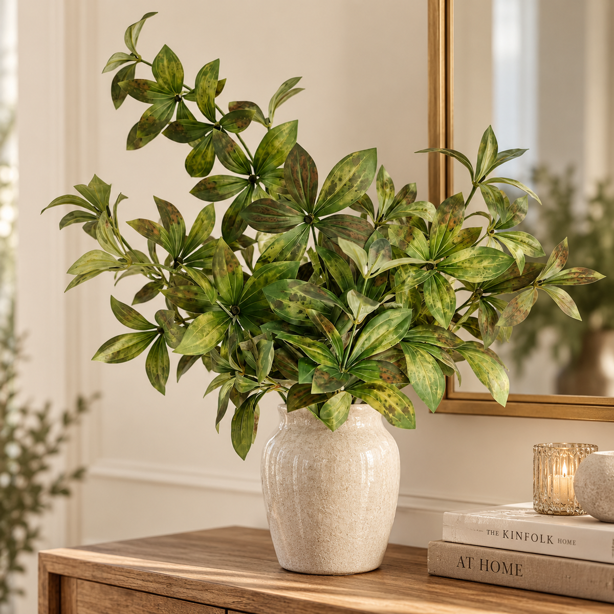 Ramo Foliage Verde H64 cm