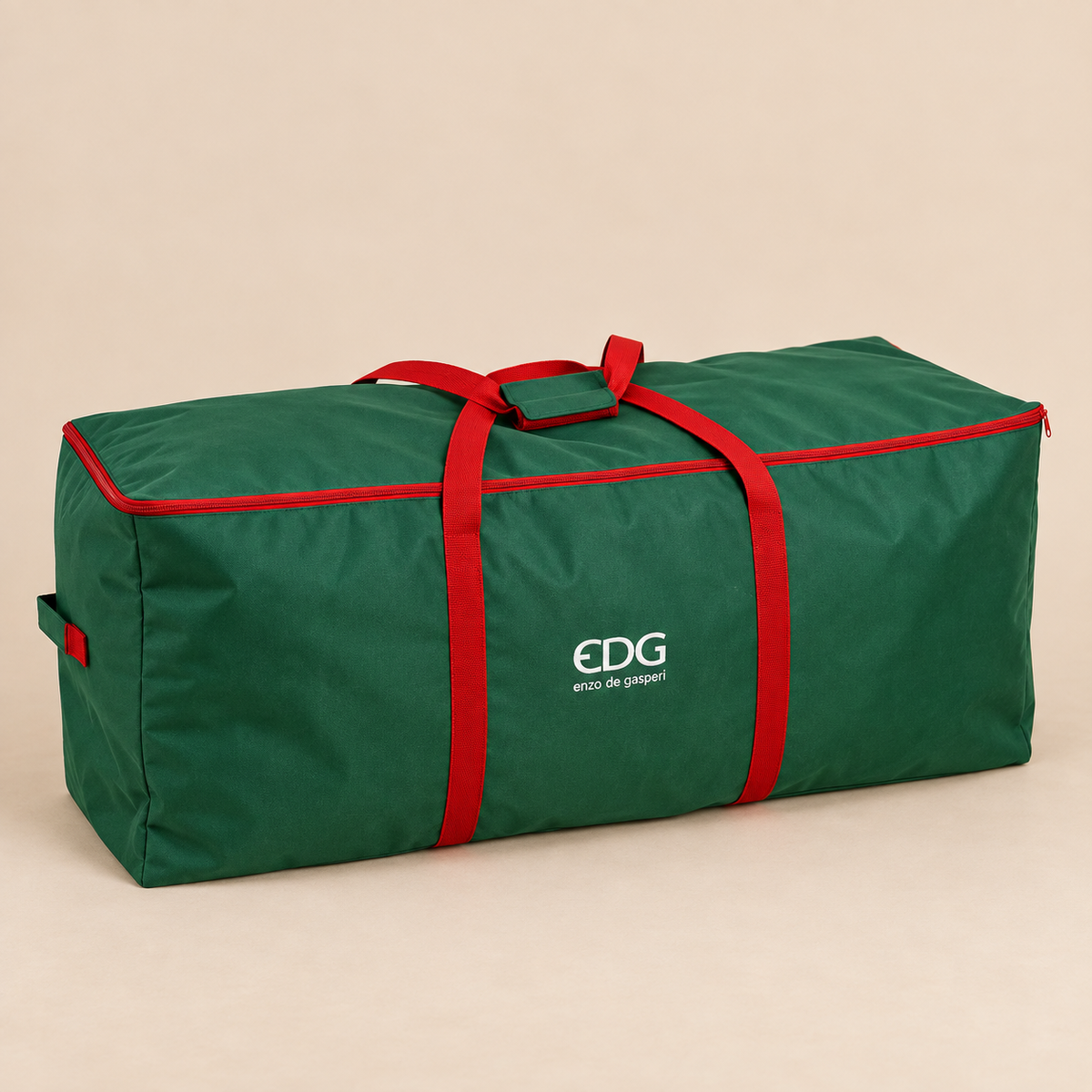 Sacco Porta Albero di Natale EDG Verde L 120 x P 38 x H 50 cm – Per Abeti fino a H 210 cm