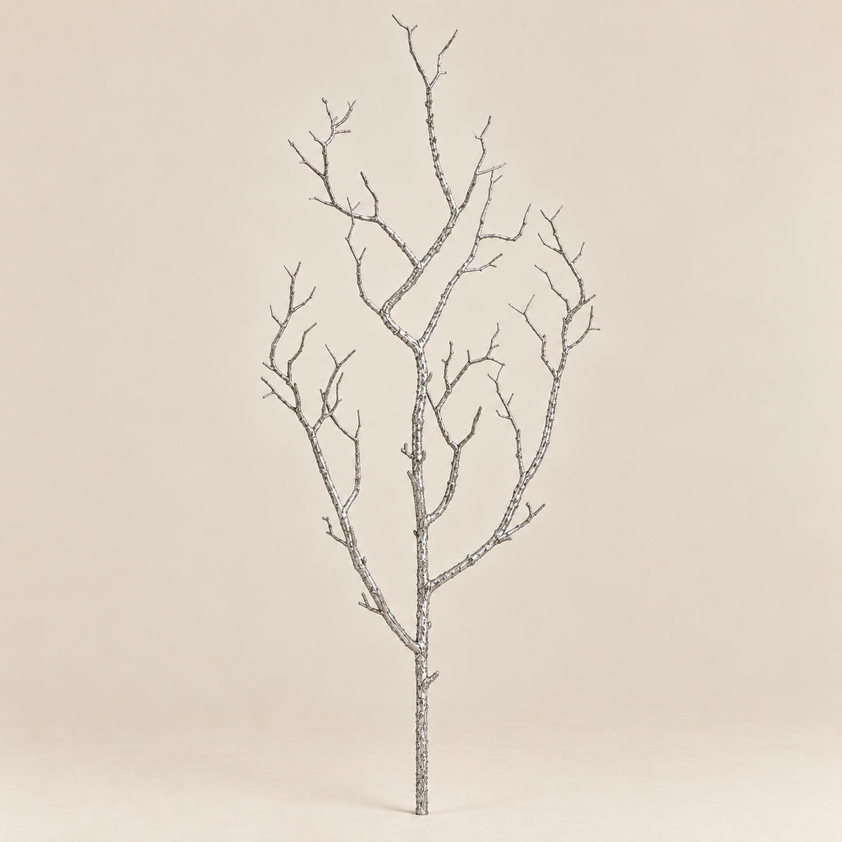 Ramo Decorativo Argentato H81 cm